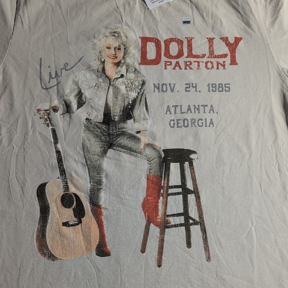 Dolly Parton Graphic Tee - Cream - Picture 2 of 6